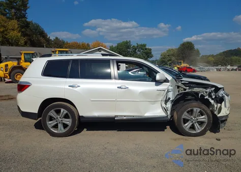 2013 Toyota Highlander Limited V6 из США, поврежденный, VIN 5TDYK3EH9DS092564